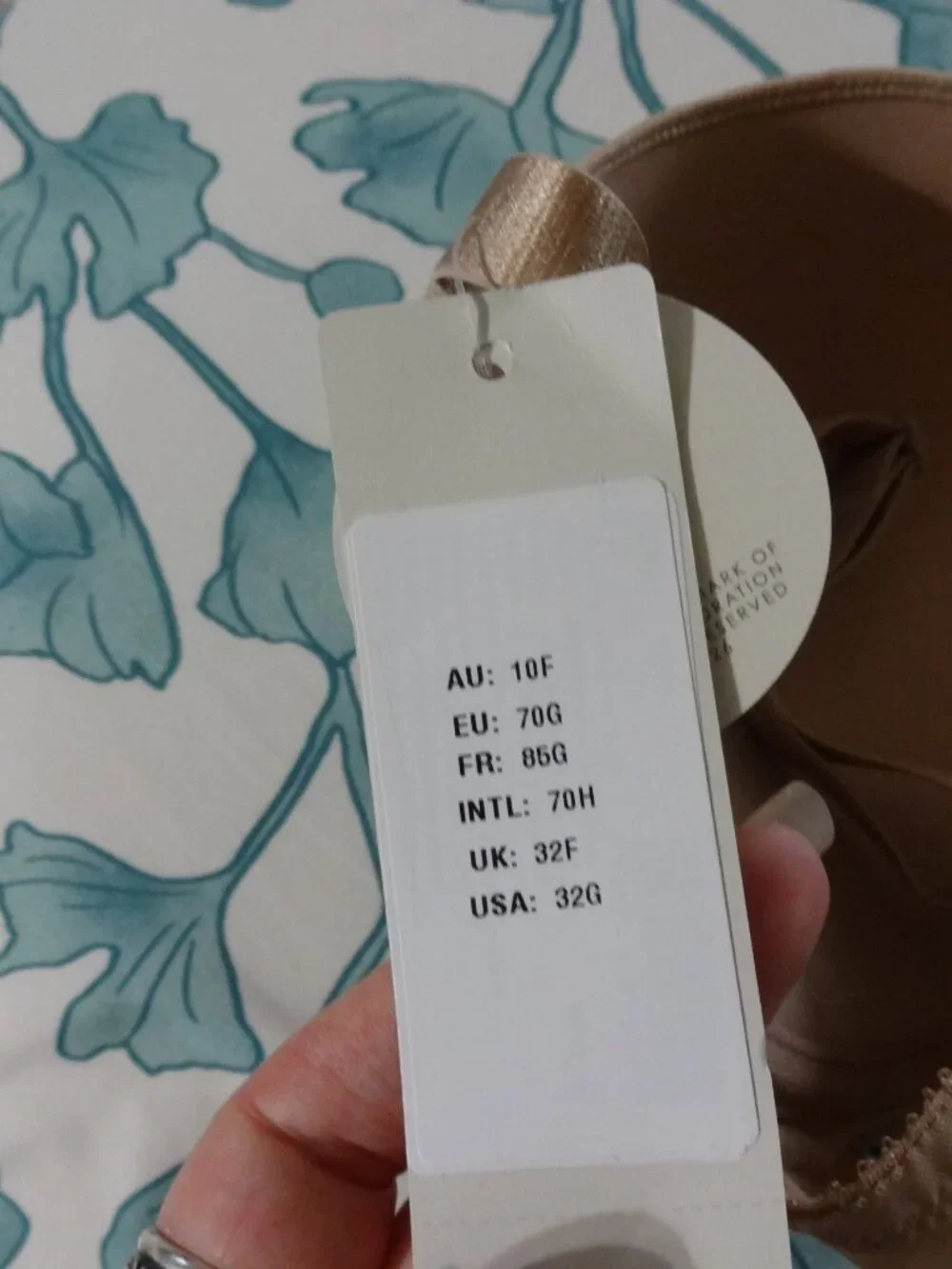 parfait 32g nude bra new
